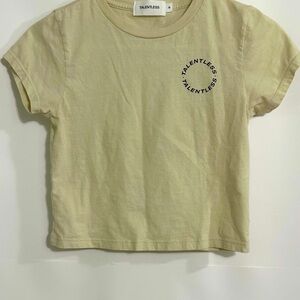 Talentless Cream Short Sleeve Tee Casual Fit Brand New Never Worn.
